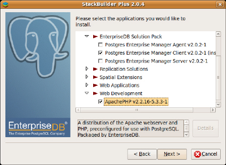 How to install configure apache php postgresql on windows 10
